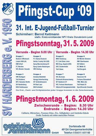 31. Int. E-Jugend Fussball Turnier in Harderberg